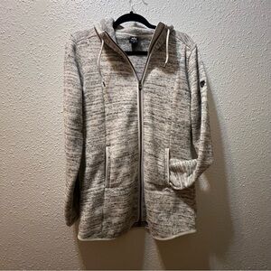 KÜHL Ascendyr Long Jacket –Women’s M– Ash – Full Zip Fleece – EXCELLENT!! (4391)
